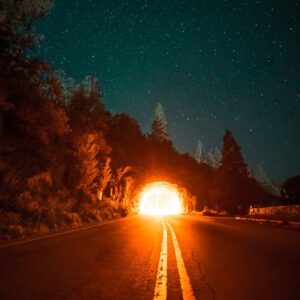 Dancing Tunnel of Light